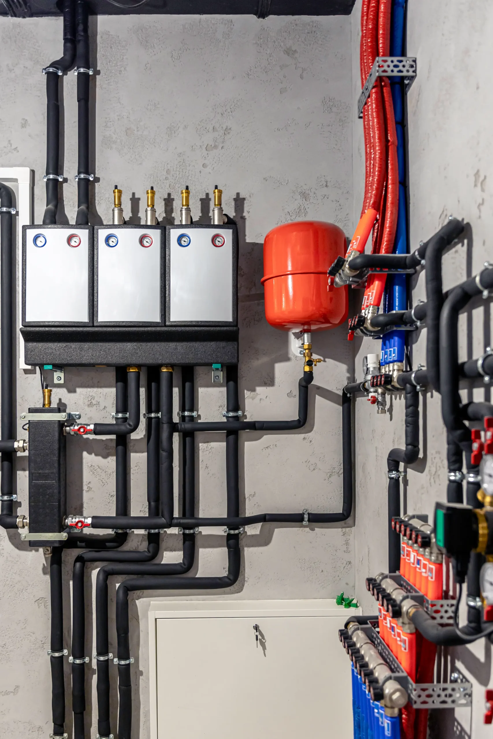 Plumbing water and heat